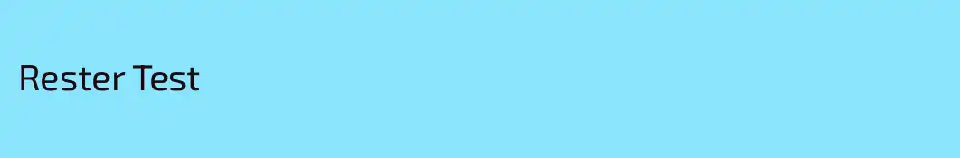 Rester Test